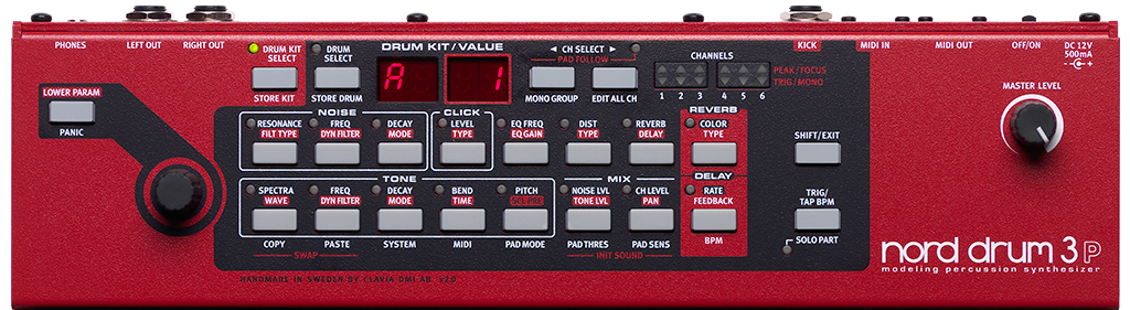 Nord Drum 3P | Electronic modeling percussion synthesizer with 